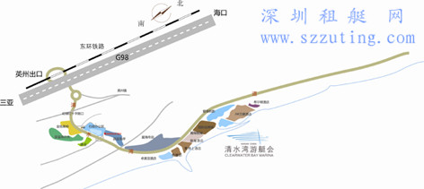 游艇会路线