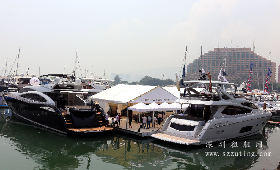 香港黄金海岸游艇展 逾70艘参展