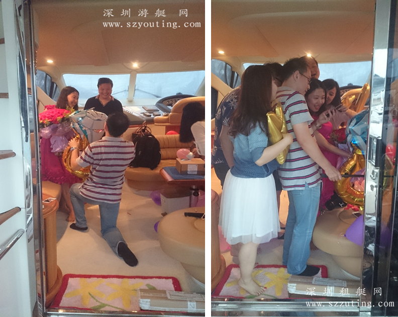 游艇求婚 游艇求婚