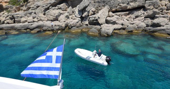 租游艇在雅典畅游地中海的那些日子