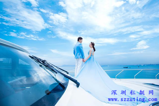 夏季到了，深圳游艇婚纱拍摄又“热”起来了！